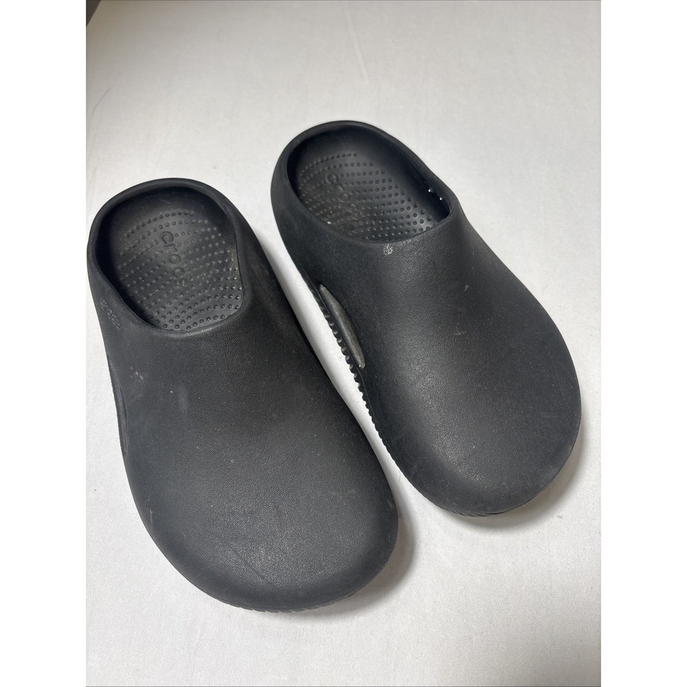 Crocs Mellow Recovery Clogs Unisex M4/W6 Black Comfortable Slip On Shoes